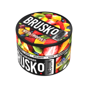 Табак Brusko Medium, 50гр "Мультифрукт"
