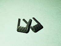 Quad Staggered Нержа+Нихром (4x0.3+0.1 3мм 4витка) готовый койл 1шт