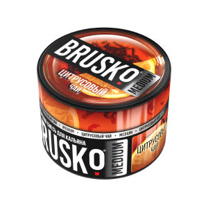 Табак Brusko Medium, 50гр "Цитрусовый чай"