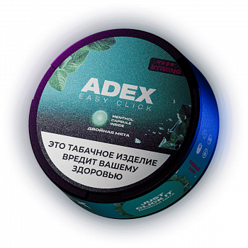 Жевательный табак ADEX CLICK Ultra Strong "Double Mint" 9гр
