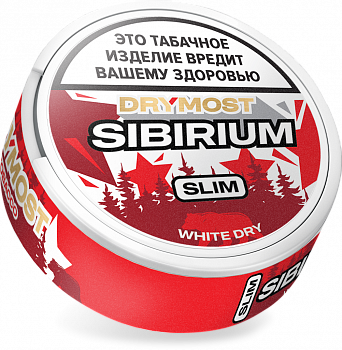 Жевательный табак DryMost SLIM "Sibirium White Dry / Дух сибири"
