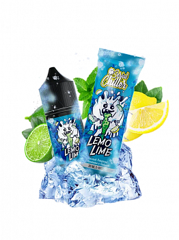 Жидкость для ЭСДН Serial Chiller SALT "LemoLime / Мятный Лимонад с Лимоном и Лаймом" 10мл 15мг.