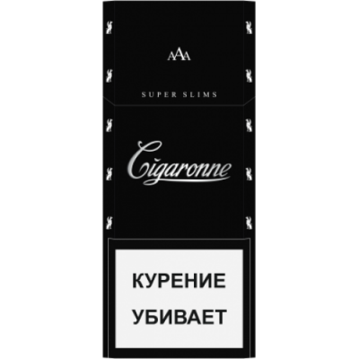 Сигареты CIGARONNE Super Slims Black
