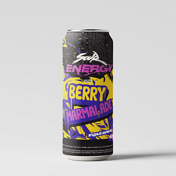 Напиток INDO Sour Energy "Berry Marmelade" 0.45л