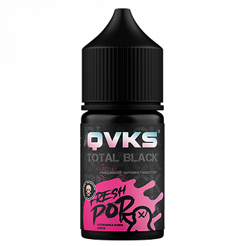Ароматизатор QVKS TOTAL BLACK KONSTRUKT "Груша Черника Лайм" (на 30мл)