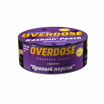 Табак Overdose, 25гр "Kashmir Peach / Пряный персик"
