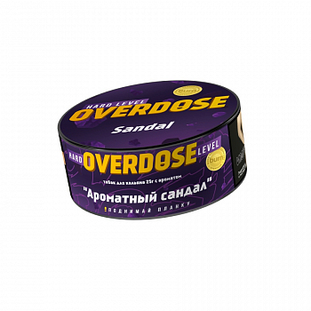 Табак Overdose, 25гр "Sandal / Ароматный сандал"