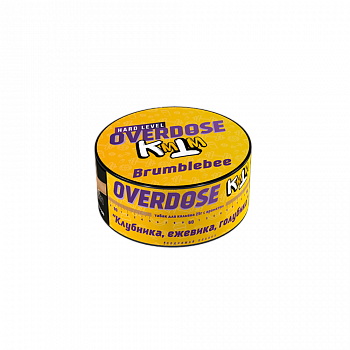 Табак Overdose, 25гр "Brumblebee / Клубника, ежевика, голубика"