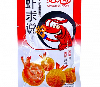 Соевый снек лапша "MaKaiQi FooD" с приправами не острый 20г