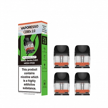 Картридж Vaporesso XROS Corex 2.0 0.6ohm Top Filling 2мл 1шт/4уп