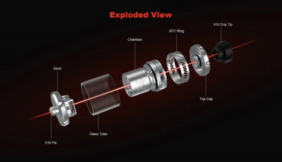 Hellvape Dead Rabbit V3 RTA обслуживаемый бак (silver)