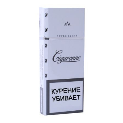 Сигареты CIGARONNE Super Slims White