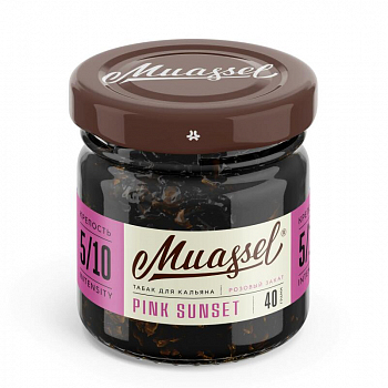 Табак Muassel, 40гр "Pink Sunset - Розовый закат"