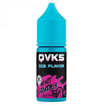 Ароматизатор QVKS ICE KONSTRUKT "Виноград Мята" (на 30мл)