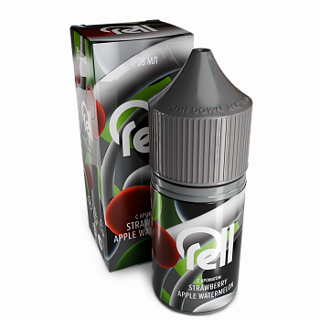 Жидкость для ЭСДН RELL Gray "Арбузный коктейль с яблоком и клубникой" 28мл 0мг.