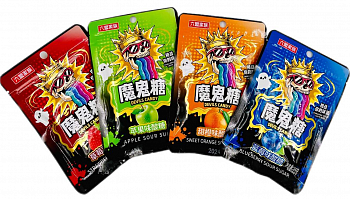 Кислые леденцы "Devil Candy" ассорти 29гр 1шт/20уп