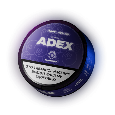 Жевательный табак ADEX SLIM STRONG "Blueberry"