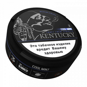 Жевательный табак KENTUCKY 3 SLIM "Cool Mint"